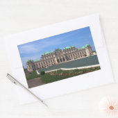 Oberes Belvedere Rechteckiger Aufkleber (Umschlag)