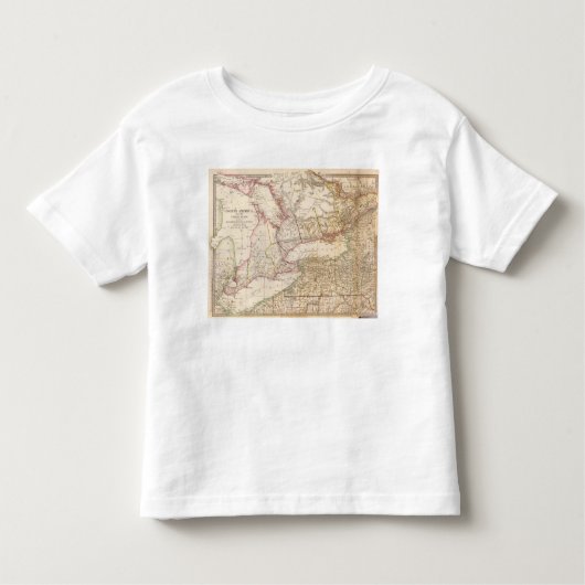 Oberes Kanada, NY, Penn, Mich Kleinkind T-shirt (Vorderseite)