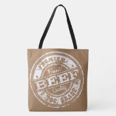 Oberes Rindfleisch - dunkle Farben Tasche (Vorderseite)