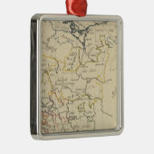 Oberes Sachsen 2 Silbernes Ornament (Rechts)