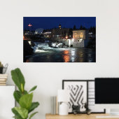 OBERFALLS DES SPOKANE-FLUSSES POSTER (Heimbüro)