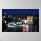 OBERFALLS DES SPOKANE-FLUSSES POSTER (Vorne)