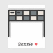 Oberfläche Aufkleber (Blatt)