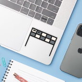 Oberfläche Aufkleber (Laptop mit iPhone)