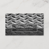 Oberfläche aus abstraktem Diamantblech Visitenkarte (Vorderseite)