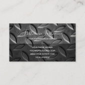 Oberfläche aus abstraktem Diamantblech Visitenkarte (Rückseite)