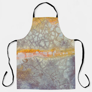 Oberfläche aus braunem und grauem Beton Schürze