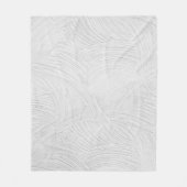 Oberfläche aus grauem Beton Fleecedecke (Vorderseite)