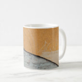 Oberfläche aus grauem Beton Kaffeetasse (VorderseiteRechts)