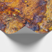 Oberfläche aus rostfreiem Metall Geschenkpapier (Ecke)