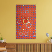 Oberfläche (außerhalb des Gitters) #1 Leinwanddruck (Insitu (Wohnzimmer))