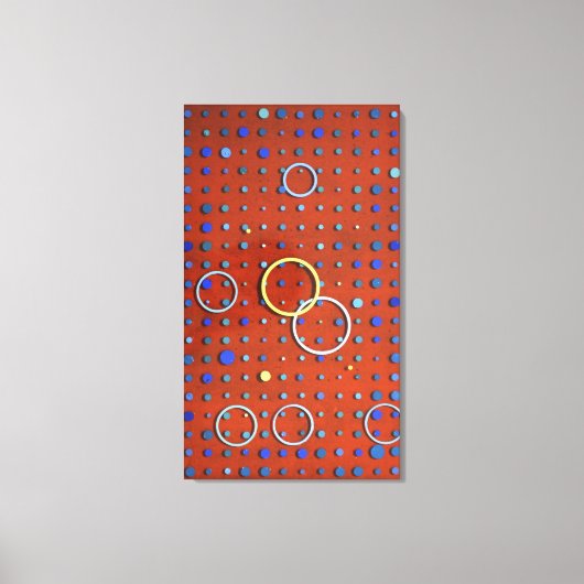 Oberfläche (außerhalb des Gitters) #1 Leinwanddruck (Vorderseite)