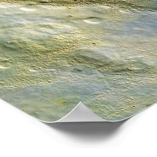 Oberfläche der Mars 2 Poster (Ecke)