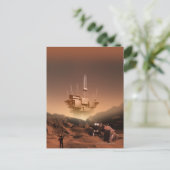 Oberfläche der Mars 2 Postkarte (Stehend Vorderseite)