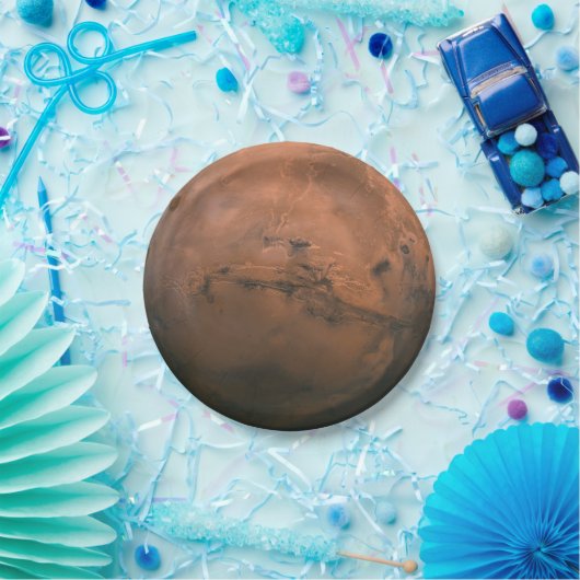 Oberfläche der Mars (Der Rote Planet) Pappteller (Party)