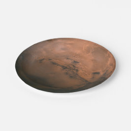 Oberfläche der Mars (Der Rote Planet) Pappteller