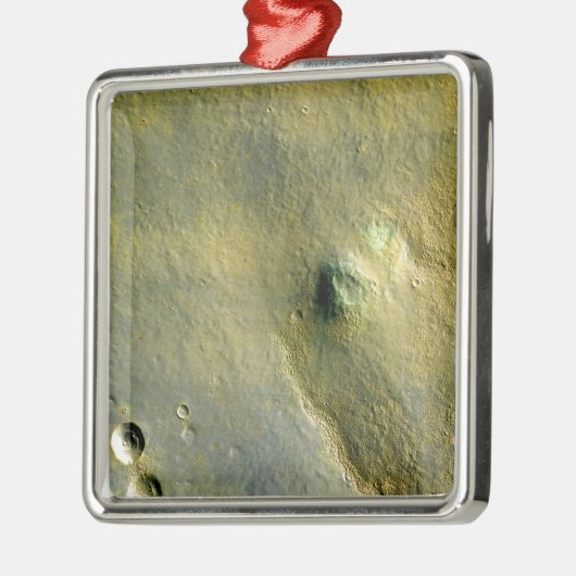 Oberfläche der Mars Silbernes Ornament (Links)