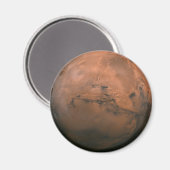 Oberfläche der Mars (Valles Marineris) Magnet (Vorderseite/Rückseite)