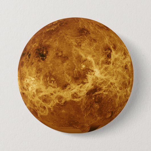 Oberfläche des Planeten Venus Button (Vorderseite)