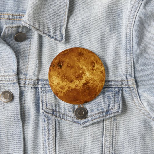 Oberfläche des Planeten Venus Button (Beispiel)