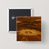 Oberfläche des Planeten Venus Button (Vorne & Hinten)