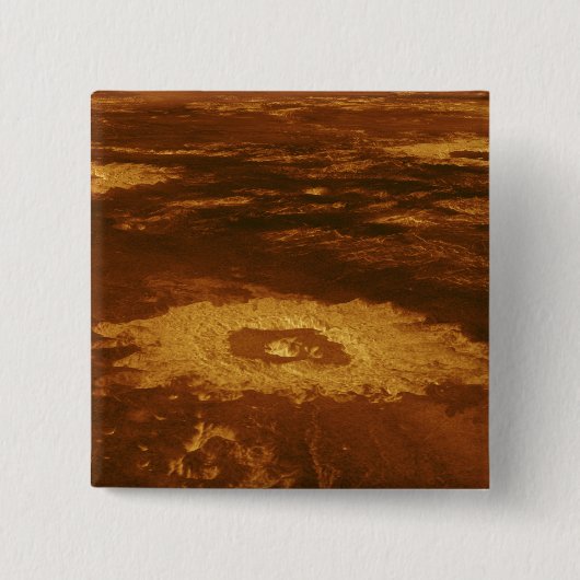 Oberfläche des Planeten Venus Button (Vorderseite)