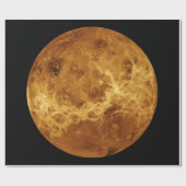 Oberfläche des Planeten Venus Geschenkpapier (Flach)