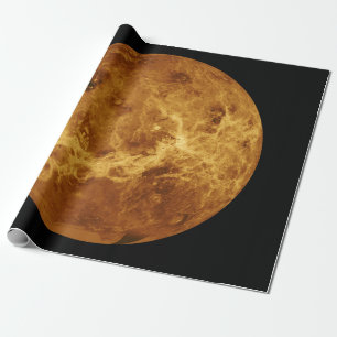 Oberfläche des Planeten Venus Geschenkpapier
