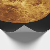 Oberfläche des Planeten Venus Geschenkpapier (Ecke)