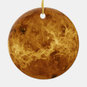 Oberfläche des Planeten Venus Keramik Ornament (Hinten)