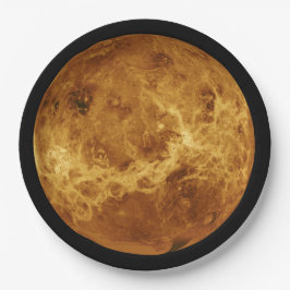 Oberfläche des Planeten Venus Pappteller