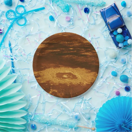 Oberfläche des Planeten Venus Pappteller (Party)