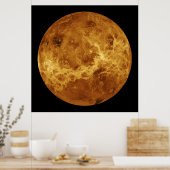 Oberfläche des Planeten Venus Poster (Küche)