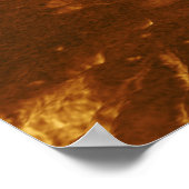 Oberfläche des Planeten Venus Poster (Ecke)