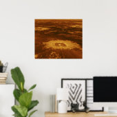 Oberfläche des Planeten Venus Poster (Heimbüro)