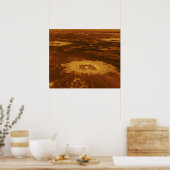 Oberfläche des Planeten Venus Poster (Küche)