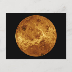 Oberfläche des Planeten Venus Postkarte