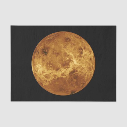 Oberfläche des Planeten Venus Seidenpapier (Vorderseite)