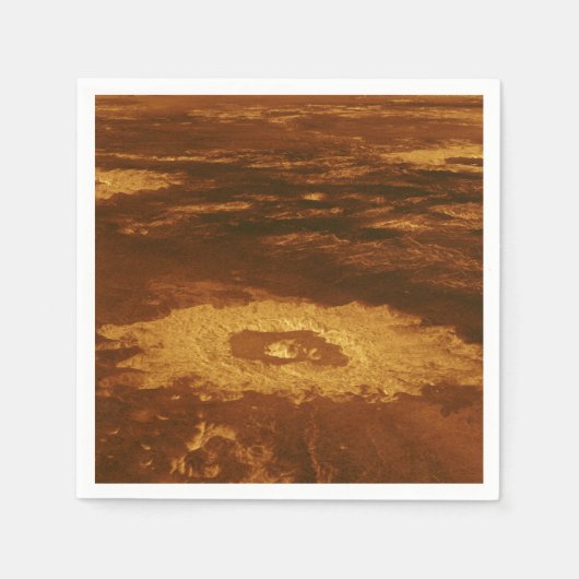 Oberfläche des Planeten Venus Serviette (Vorderseite)
