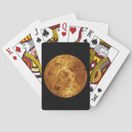 Oberfläche des Planeten Venus Spielkarten