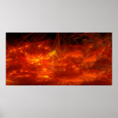 Oberfläche des Sonnenplakats Poster (Vorne)