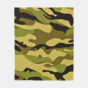 Oberfläche eines Tarnkappensoldaten Fleecedecke