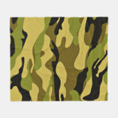 Oberfläche eines Tarnkappensoldaten Fleecedecke (Vorderseite (Horizontal))