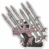 Oberfläche für Flugkörper, Luftabwehr Aufkleber (Vorderseite)