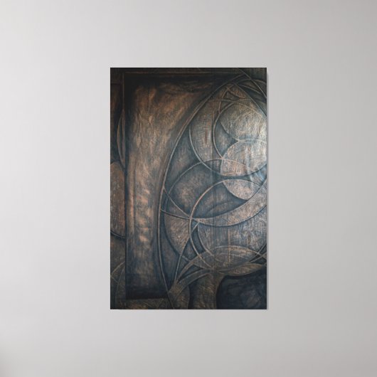 Oberfläche (Iteration 1) Leinwanddruck (Vorderseite)