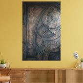 Oberfläche (Iteration 1) Leinwanddruck (Insitu (Wohnzimmer))