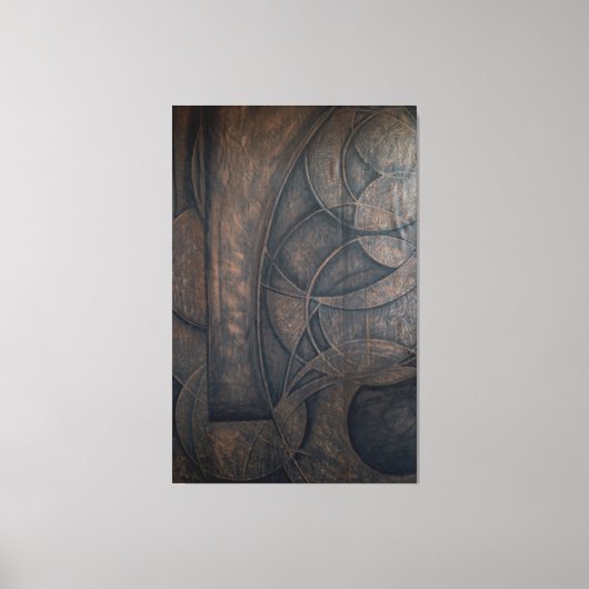 Oberfläche (Iteration 1) Leinwanddruck (Vorderseite)