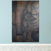 Oberfläche (Iteration 1) Leinwanddruck (Insitu (Holzboden))