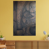 Oberfläche (Iteration 1) Leinwanddruck (Insitu (Wohnzimmer))