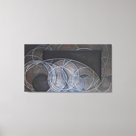 Oberfläche (Iteration 4) Leinwanddruck (Vorderseite)